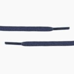Lacets Plats En Coton Ciré Blue Monday – Image 4