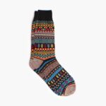 Lundi Sodello Giza Chaussette Homme Noir – Image 2