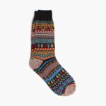 Lundi Sodello Giza Chaussette Homme Noir