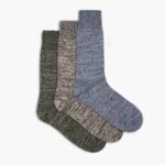 Mercredi 3 Paires De Chaussettes Femme Sodello Chinées