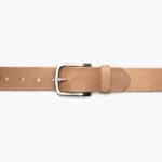 Mercredi Ceinture Homme Patrimoine Cuir Vachette Naturelle – Image 3