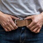 Mercredi Ceinture Homme Patrimoine Cuir Vachette Naturelle – Image 5