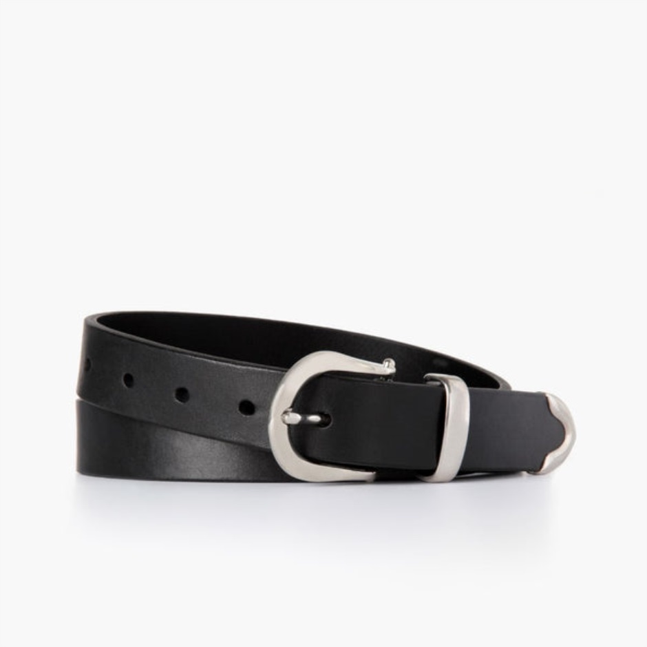 mercredi_ceinture_western_femme_en_cuir_noir.jpg Mercredi Ceinture Western Femme En Cuir Noir – Image 1