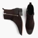 Mercredi Harnais Daim Marron Foncé – Image 4