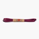 Mercredi Lacets Plats En Coton Ciré Prune