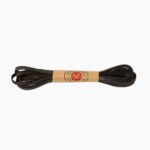 Mercredi Noir Lacets Plats En Coton Ciré – Image 2