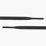 Mercredi Noir Lacets Plats En Coton Ciré – Image 4