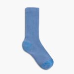 Sodello Classic Crew Sock Carolina Blue Friday Femme – Image 2