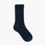 Sodello Classic Crew Sock Femme Marine Samedi
