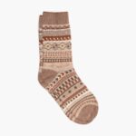 Sodello Geo Sock Monday Taupe Femme