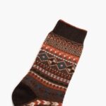 Vendredi Burnt Cramoisi Sodello Geo Chaussette Femme – Image 3