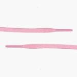 Vendredi Lacets Plats En Coton Ciré Rose – Image 3