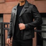 Veste De Moto Noire Lundi