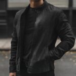 Veste Racer Samedi Noir Mat